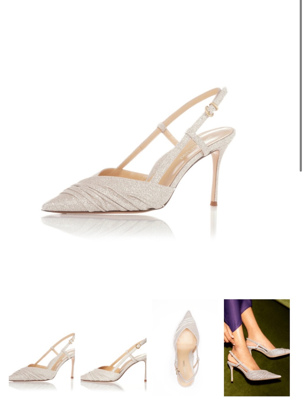 Marion Parke Audrey 85 slingback  heels size 41 brand new